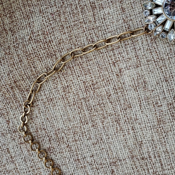 J.Crew Floral Lattice Cluster Statement Necklace - Picture 7 of 9